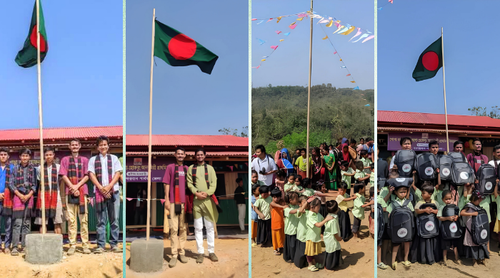 বান্দরবানের পোপা বদলাপাড়ায় ৫৪ বছর পর প্রথম বিদ্যালয়ের উদ্বোধনী অনুষ্ঠান। উথোয়াইয়ই মারমা - Trendbdnews